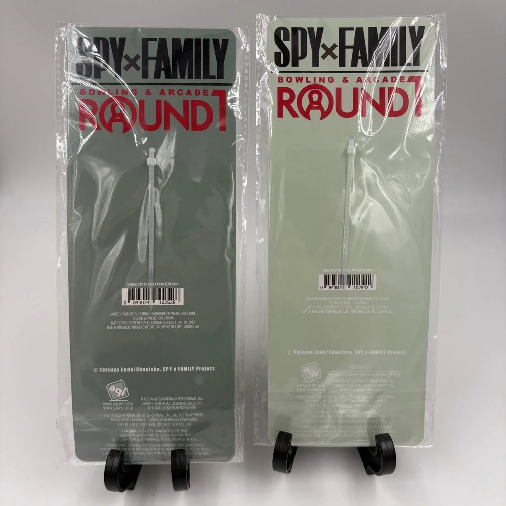 NWT Spy x Family Keychain Set Round 1 Exclusive Anya Forger Anime